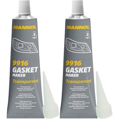 2x 85g Mannol Gasket Maker Transparent Dichtmasse Kleber Scheinwerfer Blinker: 2x 85g Mannol Gasket Maker Transparent Dichtmasse Kleber Scheinwerfer Blinker: