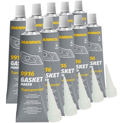 10x 85g Mannol Gasket Maker Transparent Dichtmasse Kleber Scheinwerfer Blinker: 10x 85g Mannol Gasket Maker Transparent Dichtmasse Kleber Scheinwerfer Blinker: