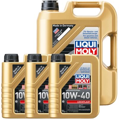 1x5l+3x1l Liqui Moly Motoröl Leichtlauf 10w-40 Passend Für Vw 501.01/505.00: 1x5l+3x1l Liqui Moly Motoröl Leichtlauf 10w-40 Passend Für Vw 501.01/505.00: