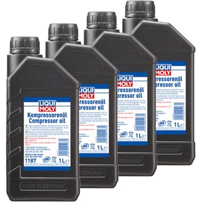 4x1l Liqui Moly Kompressoren-öl Sae 5w40 Din 51506 Vdl 100: Liqui Moly 1187 4x1l Liqui Moly Kompressoren-öl Sae 5w40 Din 51506 Vdl 100: Liqui Moly 1187
