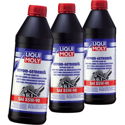3x Liqui Moly 1035 Hypoid Getriebeöl Gl5 Sae 85w90 Mb 235.0 Man 342 Zf Te Ml: Liqui Moly 1035 3x Liqui Moly 1035 Hypoid Getriebeöl Gl5 Sae 85w90 Mb 235.0 Man 342 Zf Te Ml: Liqui Moly 1035