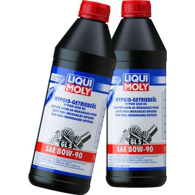 2x Liqui Moly 4406 Hypoid Getriebeöl Gl5 Sae 80w90 Mb 235.0 Api Gl5 Zf Te Ml: Liqui Moly 4406 2x Liqui Moly 4406 Hypoid Getriebeöl Gl5 Sae 80w90 Mb 235.0 Api Gl5 Zf Te Ml: Liqui Moly 4406