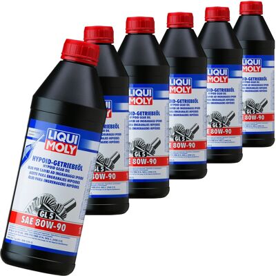 6x Liqui Moly 4406 Hypoid Getriebeöl Gl5 Sae 80w90 Mb 235.0 Api Gl5 Zf Te Ml: Liqui Moly 4406 6x Liqui Moly 4406 Hypoid Getriebeöl Gl5 Sae 80w90 Mb 235.0 Api Gl5 Zf Te Ml: Liqui Moly 4406