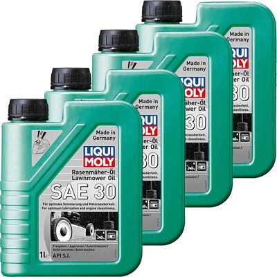 4x1l Liqui Moly Rasenmäher-öl Sae 30 Passend Für 4takt Rasenmähermotoren Api Sj: Liqui Moly 1264 4x1l Liqui Moly Rasenmäher-öl Sae 30 Passend Für 4takt Rasenmähermotoren Api Sj: Liqui Moly 1264