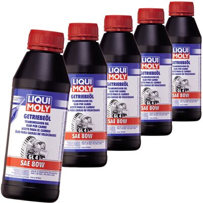 5x 0,5 L Liqui Moly 1401 Getriebeöl Öl Schlatgetriebeöl Achsgetriebeöl Mb 235.1: Liqui Moly 1401 5x 0,5 L Liqui Moly 1401 Getriebeöl Öl Schlatgetriebeöl Achsgetriebeöl Mb 235.1: Liqui Moly 1401