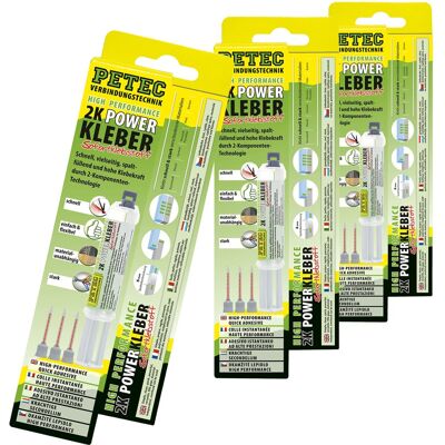 3x11ml 93510 Petec 2k Powerkleber Kleber Klebstoff Universalkleber 2 Komponenten: Petec 93510 3x11ml 93510 Petec 2k Powerkleber Kleber Klebstoff Universalkleber 2 Komponenten: Petec 93510