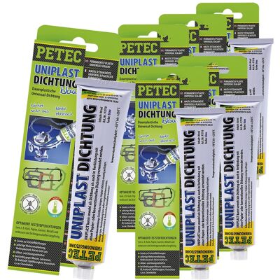 6x 97510 Petec Uniplast Dichtung 80ml Universaldichtung Dichtung Dauerplastisch: Petec 97510 6x 97510 Petec Uniplast Dichtung 80ml Universaldichtung Dichtung Dauerplastisch: Petec 97510