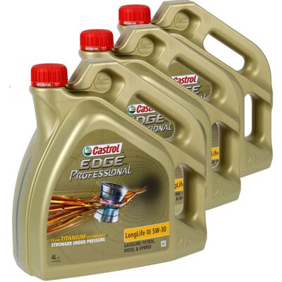 Castrol - Edge Professional LL III 5W-30 - 4L - Motoröl Castrol - Edge Professional LL III 5W-30 - 4L - Motoröl