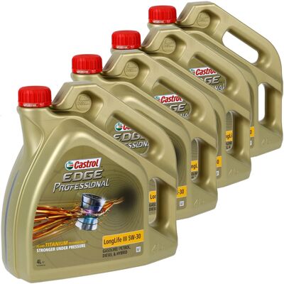 4x4 L Castrol Edge Professional Longlife Iii 5w-30 Für Vw 504.00/507.00 Ll 3 C30: Castrol Edge Professional 15b19d 4x4 L Castrol Edge Professional Longlife Iii 5w-30 Für Vw 504.00/507.00 Ll 3 C30: Castrol Edge Professional 15b19d