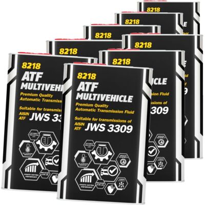 8x1l Mannol Getriebeöl Atf Öl Multivehicle Passend Für Jws Aisin Warner Jws 3309: 8x1l Mannol Getriebeöl Atf Öl Multivehicle Passend Für Jws Aisin Warner Jws 3309: