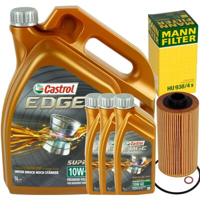 MANN+BMW Mann Filter Ölfilter+castrol 10w60 Öl Passend Für Bmw 5er E39 7er E38 8er E31: Ölfilter 1a First Automotive: E50209 Amc Filter: Fof10145 Ashika: 10eco MANN+BMW Mann Filter Ölfilter+castrol 10w60 Öl Passend Für Bmw 5er E39 7er E38 8er E31: Ölfilter 1a First Automotive: E50209 Amc Filter: Fof10145 Ashika: 10eco