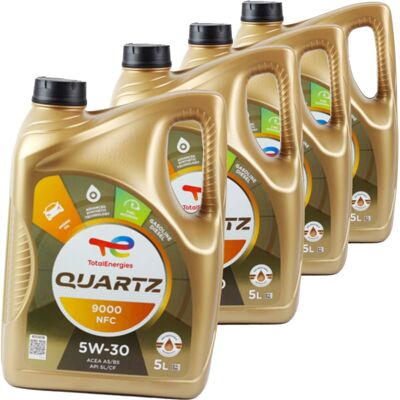 4x 5l Total Quartz 9000 Nfc 5w-30 Motoröl Passend Für Ford Wss-m2c913-c: 4x 5l Total Quartz 9000 Nfc 5w-30 Motoröl Passend Für Ford Wss-m2c913-c: