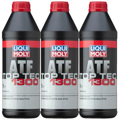3x1l Liqui Moly Automatikgetriebeöl Atf Top Tec 1300 Passend Für Volvo 97330: 3x1l Liqui Moly Automatikgetriebeöl Atf Top Tec 1300 Passend Für Volvo 97330: