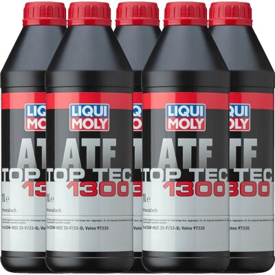 5x1l Liqui Moly Automatikgetriebeöl Atf Top Tec 1300 Passend Für Volvo 97330: 5x1l Liqui Moly Automatikgetriebeöl Atf Top Tec 1300 Passend Für Volvo 97330: