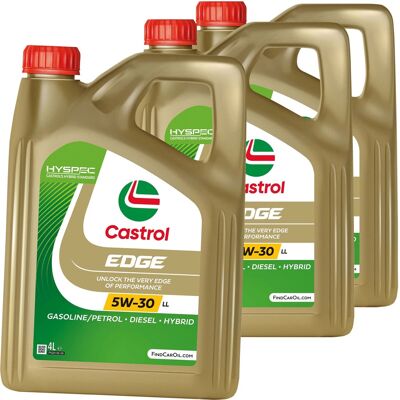 3x4l Castrol Edge Ll 5w30 Öl Passend Für Bmw Ll 04 Vw 507.00 504.00 Mb 229.51: 3x4l Castrol Edge Ll 5w30 Öl Passend Für Bmw Ll 04 Vw 507.00 504.00 Mb 229.51: