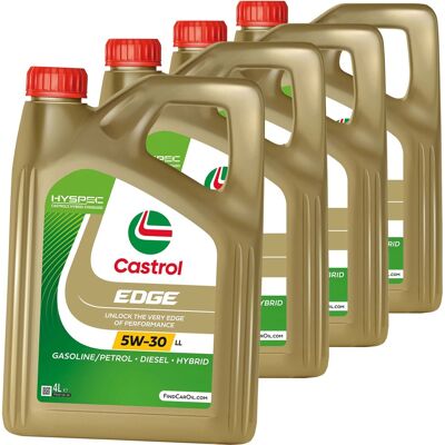 4x4l Castrol Edge Ll 5w30 Öl Passend Für Bmw Ll 04 Vw 507.00 504.00 Mb 229.51: 4x4l Castrol Edge Ll 5w30 Öl Passend Für Bmw Ll 04 Vw 507.00 504.00 Mb 229.51: