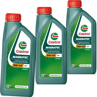 3x1l Castrol Magnatec 5w40 Dpf Passend Für Fiat 9.55535 S2 Ford M2c917 A Vw 505: 3x1l Castrol Magnatec 5w40 Dpf Passend Für Fiat 9.55535 S2 Ford M2c917 A Vw 505: