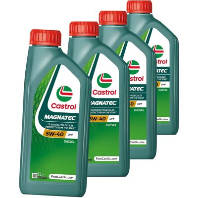 4x1l Castrol Magnatec 5w40 Dpf Passend Für Fiat 9.55535 S2 Ford M2c917 A Vw 505: 4x1l Castrol Magnatec 5w40 Dpf Passend Für Fiat 9.55535 S2 Ford M2c917 A Vw 505: