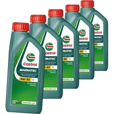 5x 1l Castrol Magnatec 5w30 C3 Passend Für Bmw Ll04 Mb 226.5 229.31 Rn 0700/0710: 5x 1l Castrol Magnatec 5w30 C3 Passend Für Bmw Ll04 Mb 226.5 229.31 Rn 0700/0710: