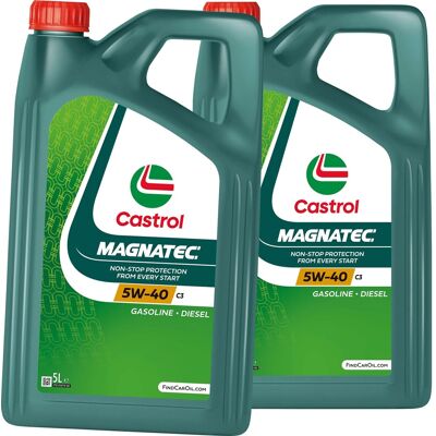 2x 5l Castrol Magnatec 5w40 C3 Öl Passend Für Bmw Ll04 Mb 229.52 Fiat 9.55535-s2: 2x 5l Castrol Magnatec 5w40 C3 Öl Passend Für Bmw Ll04 Mb 229.52 Fiat 9.55535-s2: