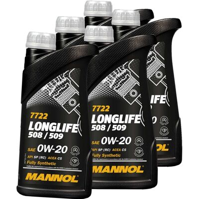 SCT - MANNOL 5x1 L Mannol7722 Longlife 0w20 Motoröl Passend Für Acea C5 Vw 508./509.00 Ll Iv: Motoröl Eurolub: 215000 Eurolub: 215001 Eurolub: 215005 Eurolub: 2150 SCT - MANNOL 5x1 L Mannol7722 Longlife 0w20 Motoröl Passend Für Acea C5 Vw 508./509.00 Ll Iv: Motoröl Eurolub: 215000 Eurolub: 215001 Eurolub: 215005 Eurolub: 2150