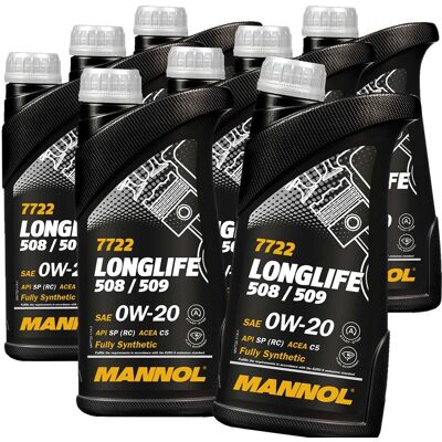 SCT - MANNOL 8x1 L Mannol7722 Longlife 0w20 Motoröl Passend Für Acea C5 Vw 508./509.00 Ll Iv: Motoröl Eurolub: 215000 Eurolub: 215001 Eurolub: 215005 Eurolub: 2150 SCT - MANNOL 8x1 L Mannol7722 Longlife 0w20 Motoröl Passend Für Acea C5 Vw 508./509.00 Ll Iv: Motoröl Eurolub: 215000 Eurolub: 215001 Eurolub: 215005 Eurolub: 2150