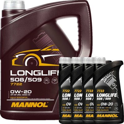 Mannol 7722 Longlife 0W-20 5 L Motoröl Mannol 7722 Longlife 0W-20 5 L Motoröl