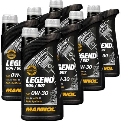 SCT - MANNOL 7x1l Mannol Legend 504/507 0w30 Motoröl Passend Für Vw 504 / 507.00 Bmw Ll 04 C3: Motoröl Eurolub: 212000 Eurolub: 212001 Eurolub: 212005 Eurolub: 212 SCT - MANNOL 7x1l Mannol Legend 504/507 0w30 Motoröl Passend Für Vw 504 / 507.00 Bmw Ll 04 C3: Motoröl Eurolub: 212000 Eurolub: 212001 Eurolub: 212005 Eurolub: 212