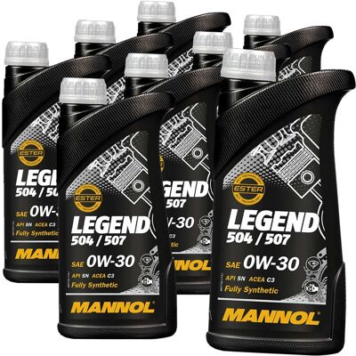 SCT - MANNOL 8x1l Mannol Legend 504/507 0w30 Motoröl Passend Für Vw 504 / 507.00 Bmw Ll 04 C3: Motoröl Eurolub: 212000 Eurolub: 212001 Eurolub: 212005 Eurolub: 212 SCT - MANNOL 8x1l Mannol Legend 504/507 0w30 Motoröl Passend Für Vw 504 / 507.00 Bmw Ll 04 C3: Motoröl Eurolub: 212000 Eurolub: 212001 Eurolub: 212005 Eurolub: 212