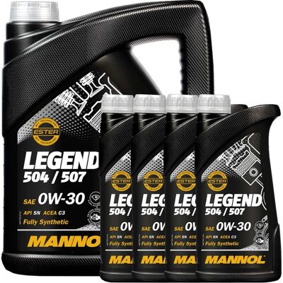 SCT - MANNOL 1x5+4x1 L Mannol Legend 7730 0w30 Öl Passend Für Vw 504.00 / 507.00 Bmw Ll 04 C3: Motoröl Eurolub: 212000 Eurolub: 212001 Eurolub: 212005 Eurolub: 212 SCT - MANNOL 1x5+4x1 L Mannol Legend 7730 0w30 Öl Passend Für Vw 504.00 / 507.00 Bmw Ll 04 C3: Motoröl Eurolub: 212000 Eurolub: 212001 Eurolub: 212005 Eurolub: 212
