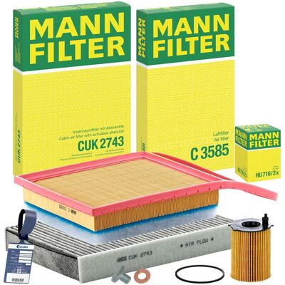 MANN-FILTER Mann Inspektionspaket Passend Für Peugeot 508+sw I 8e 8d 1.6 Hdi 112+115 Ps: Filter, Innenraumluft 1a First Automotive: K30467 Amc Filter: Fca10276 Am MANN-FILTER Mann Inspektionspaket Passend Für Peugeot 508+sw I 8e 8d 1.6 Hdi 112+115 Ps: Filter, Innenraumluft 1a First Automotive: K30467 Amc Filter: Fca10276 Am