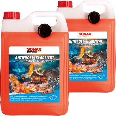 2x5l Sonax Scheibenfrostschutz Scheibenreiniger Sweet Home Fertigmix Bis -18 °c: 01365050 2x5l Sonax Scheibenfrostschutz Scheibenreiniger Sweet Home Fertigmix Bis -18 °c: 01365050