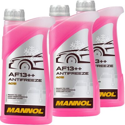 SCT - MANNOL 3 X1l Mannol Frostschutzmittel Af13++ Ready Mix Antifreeze Fertiggemisch -40°c: Frostschutz Eurolub: 832001 Eurolub: 832004 Eurolub: 832020 Eurolub: 8 SCT - MANNOL 3 X1l Mannol Frostschutzmittel Af13++ Ready Mix Antifreeze Fertiggemisch -40°c: Frostschutz Eurolub: 832001 Eurolub: 832004 Eurolub: 832020 Eurolub: 8