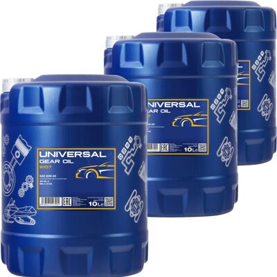 3x10l Mannol 8107 Getriebeöl Schaltgetriebeöl 80w90 Passend Für Api Gl4 Mill2105: Mn8107-10 3x10l Mannol 8107 Getriebeöl Schaltgetriebeöl 80w90 Passend Für Api Gl4 Mill2105: Mn8107-10