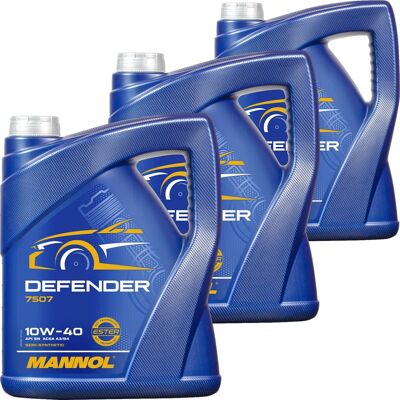 Hausmarke 3x5l Mannol Defender Motoröl Sae 10w-40 Passend Für Vw 505/502/500.00 Mb 229.1/3: Mn7507-5 Hausmarke 3x5l Mannol Defender Motoröl Sae 10w-40 Passend Für Vw 505/502/500.00 Mb 229.1/3: Mn7507-5