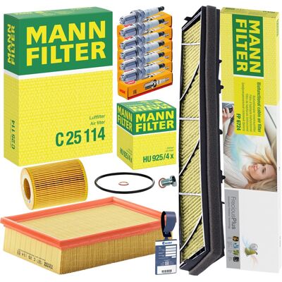 MANN-FILTER Mann Filter Inspektionspaket Passend Für Bmw 3er E46 320-330 I Ci Xi 150-231 Ps: Verschlussschraube, Ölwanne Bmw: 11131273093 3rg: 83014 Aic: 51940 Bg MANN-FILTER Mann Filter Inspektionspaket Passend Für Bmw 3er E46 320-330 I Ci Xi 150-231 Ps: Verschlussschraube, Ölwanne Bmw: 11131273093 3rg: 83014 Aic: 51940 Bg