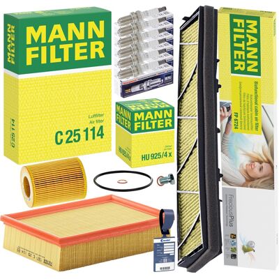 MANN-FILTER Mann Filter Inspektionspaket Passend Für Bmw 3er E46 320-330 I Ci Xi 150-231 Ps: Verschlussschraube, Ölwanne Bmw: 11131273093 3rg: 83014 Aic: 51940 Bg MANN-FILTER Mann Filter Inspektionspaket Passend Für Bmw 3er E46 320-330 I Ci Xi 150-231 Ps: Verschlussschraube, Ölwanne Bmw: 11131273093 3rg: 83014 Aic: 51940 Bg