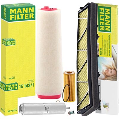 MANN-FILTER - Inspektionspaket - BMW 330d/E46 X3 E83 MANN-FILTER - Inspektionspaket - BMW 330d/E46 X3 E83