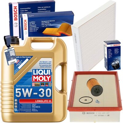 Bosch Filterset+liqui 5w30 Öl Passend Für Audi A3 8v Q2 Q3 Vw Golf 7 Passat B8: Ölfilter 1a First Automotive: E50287 Amc Filter: Fof10095 Ap Xenergy: Bosch Filterset+liqui 5w30 Öl Passend Für Audi A3 8v Q2 Q3 Vw Golf 7 Passat B8: Ölfilter 1a First Automotive: E50287 Amc Filter: Fof10095 Ap Xenergy: