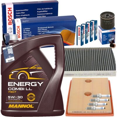 Bosch Filterset+mannol 5w30 Öl Passend Für Audi A3 8v Seat Leon 5f Vw Golf 7: Motoröl Bmw: 83212405666 Bmw: 83212466457 Eurolub: 211000 Eurolub: 21100 Bosch Filterset+mannol 5w30 Öl Passend Für Audi A3 8v Seat Leon 5f Vw Golf 7: Motoröl Bmw: 83212405666 Bmw: 83212466457 Eurolub: 211000 Eurolub: 21100