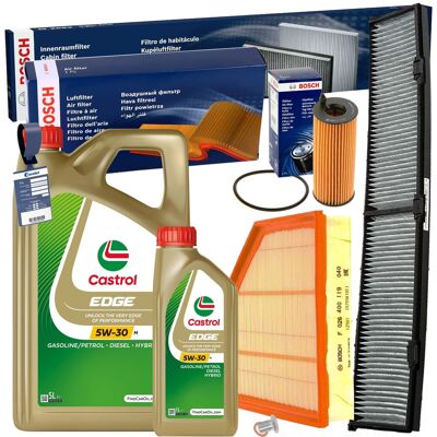 Bosch Filterset+castrol 5w30 Passend Für Bmw 1er E87 3er E90 X1 E84d 90-204 Ps: Ölfilter 1a First Automotive: E50380 Amc Filter: Fof10101 Ap Xenergy: Bosch Filterset+castrol 5w30 Passend Für Bmw 1er E87 3er E90 X1 E84d 90-204 Ps: Ölfilter 1a First Automotive: E50380 Amc Filter: Fof10101 Ap Xenergy:
