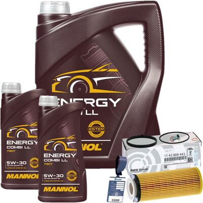 Original Bmw Ölfilter+mannol 5w30 Öl Passend Für 3er E90 5er F10 X5 E70 X6 E71: Motoröl Bmw: 83212405666 Bmw: 83212466457 Eurolub: 211000 Eurolub: 211 Original Bmw Ölfilter+mannol 5w30 Öl Passend Für 3er E90 5er F10 X5 E70 X6 E71: Motoröl Bmw: 83212405666 Bmw: 83212466457 Eurolub: 211000 Eurolub: 211