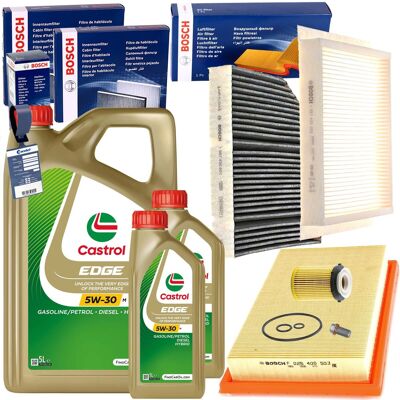Bosch Filterset+castro Edge M 5w30 Öl Passend Für C/e Klasse W/s205 213 Glc C253: Verschlussschraube, Ölwanne 3rg: 83012 3rg: 83015 Aic: 51937 Aic: 56 Bosch Filterset+castro Edge M 5w30 Öl Passend Für C/e Klasse W/s205 213 Glc C253: Verschlussschraube, Ölwanne 3rg: 83012 3rg: 83015 Aic: 51937 Aic: 56