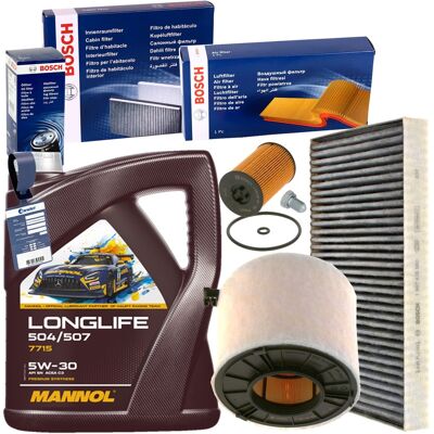 Bosch Filterset+mannol 5w30 Öl Passend Für Audi Tdi A4 B9 A5 F53 F5a 57 Q5 Fy: Ölfilter 1a First Automotive: E50287 Amc Filter: Fof10095 Ap Xenergy: X Bosch Filterset+mannol 5w30 Öl Passend Für Audi Tdi A4 B9 A5 F53 F5a 57 Q5 Fy: Ölfilter 1a First Automotive: E50287 Amc Filter: Fof10095 Ap Xenergy: X