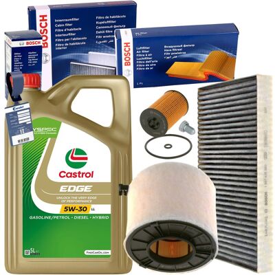 Bosch Filterset+castrol M 5w30 Öl Passend Für Audi Tdi A4 B9 A5 F53 F5a 57 Q5 Fy: Luftfilter 1a First Automotive: A63740 Amc Filter: Faf10777 Ashika: Bosch Filterset+castrol M 5w30 Öl Passend Für Audi Tdi A4 B9 A5 F53 F5a 57 Q5 Fy: Luftfilter 1a First Automotive: A63740 Amc Filter: Faf10777 Ashika: