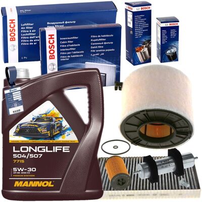 Bosch Filterset+mannol 5w30 Öl Passend Für 2.0 Tdi Audi A4 B9 A5 F57 53 Q5 Fy: Ölfilter 1a First Automotive: E50287 Amc Filter: Fof10095 Ap Xenergy: X Bosch Filterset+mannol 5w30 Öl Passend Für 2.0 Tdi Audi A4 B9 A5 F57 53 Q5 Fy: Ölfilter 1a First Automotive: E50287 Amc Filter: Fof10095 Ap Xenergy: X