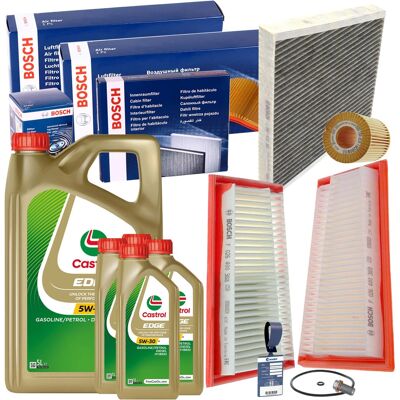 Bosch Filterset+castrol 5w30 Öl Passend Für Mercedes W/s 203 204 211 W251 W164: Verschlussschraube, Ölwanne 3rg: 83015 Aic: 51937 Aic: 56424 Bga: Pk56 Bosch Filterset+castrol 5w30 Öl Passend Für Mercedes W/s 203 204 211 W251 W164: Verschlussschraube, Ölwanne 3rg: 83015 Aic: 51937 Aic: 56424 Bga: Pk56
