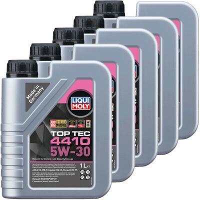 5x1l Liqui Moly Motoröl Top Tec 4410 5w-30 Passend Für Mb 226.52 Acea C3: 5x1l Liqui Moly Motoröl Top Tec 4410 5w-30 Passend Für Mb 226.52 Acea C3:
