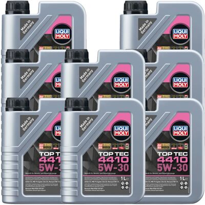 8x1l Liqui Moly Motoröl Top Tec 4410 5w-30 Passend Für Mb 226.52 Acea C3: 8x1l Liqui Moly Motoröl Top Tec 4410 5w-30 Passend Für Mb 226.52 Acea C3: