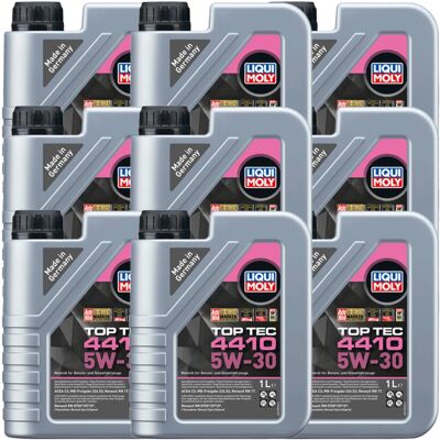 9x1l Liqui Moly Motoröl Top Tec 4410 5w30 Passend Für Mb 226.52 Acea C3: 9x1l Liqui Moly Motoröl Top Tec 4410 5w30 Passend Für Mb 226.52 Acea C3: